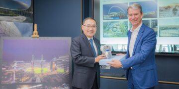 新北大巨蛋取經國際！侯友宜參訪 Populous 總部 汲取 MLB 球場設計經驗