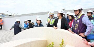 王惠美視察和美鎮污水下水道工程 盼完工後提升居住品質