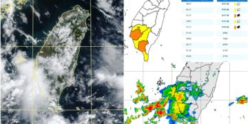影音/20260829西南風+對流雲系旺盛 南部5縣市有豪雨及大雨