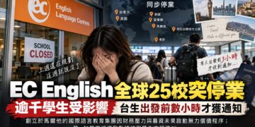 EC English全球25校突停業　逾千學生受影響、台生出發前數小時才獲通知