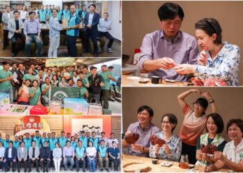 與副總統蕭美琴訪基層產業　林國漳：讓宜蘭好物產與深厚文化真正走向國際