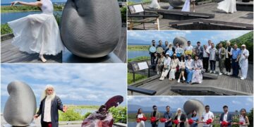 康木祥《無限智》作品登島開展 龜山島散發藝術氣息