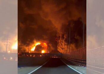 影音/以軍轟炸德黑蘭油庫 戰火轉向能源設施