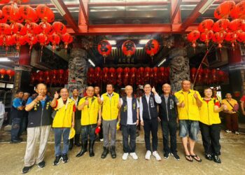 白沙屯媽祖福佑山城！台中拱願宮喬遷入火安座 江俊龍主委率眾獻香祈福