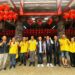 白沙屯媽祖福佑山城!台中拱願宮喬遷入火安座 江俊龍主委率眾獻香祈福