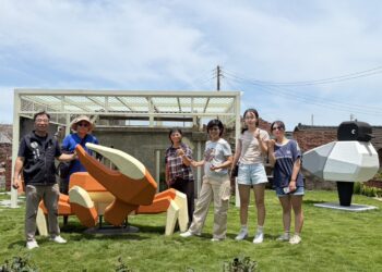 「高美三小寶」積木裝置超吸睛！清水走走藝術季翻轉魚寮古厝 打造海線打卡地標